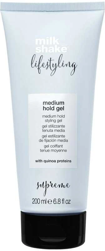 Milk Shake Milk_Shake Lifestyling Medium Hold Gel stiprios fiksacijos plaukų modeliavimo gelis, 200 ml