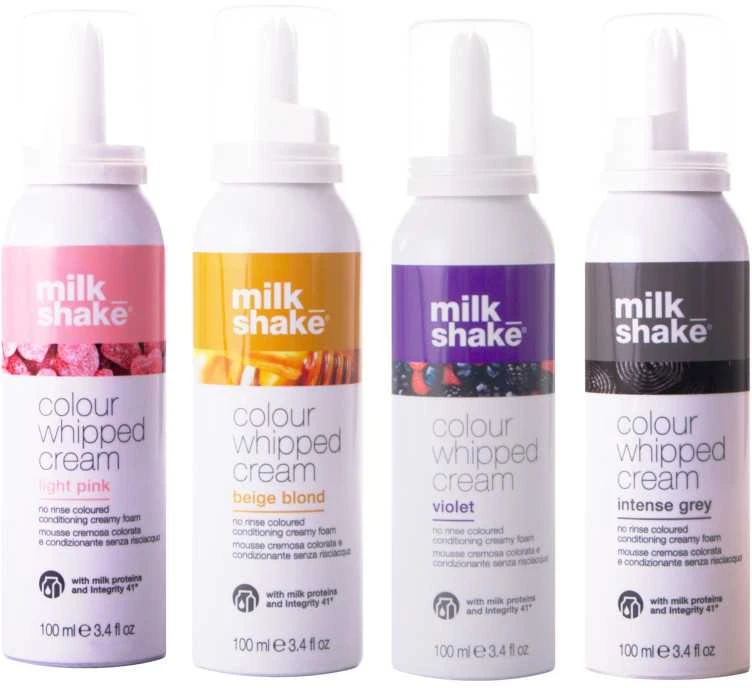 Milk Shake Milk_Shake Colour Whipped Kreminis Violet dažomosios plaukų putos, 100 ml