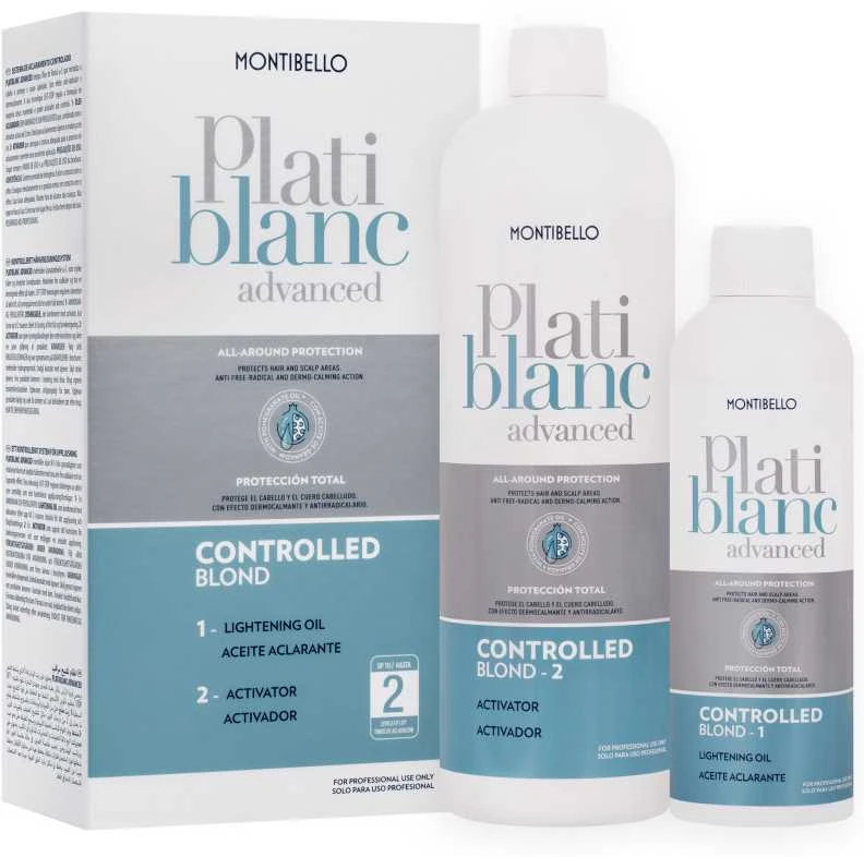 Montibello Plati Blanc plaukų šviesinimo priemonių rinkinys