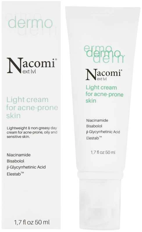 Nacomi Next Level Dermo – odai nuo spuogų, 50 ml