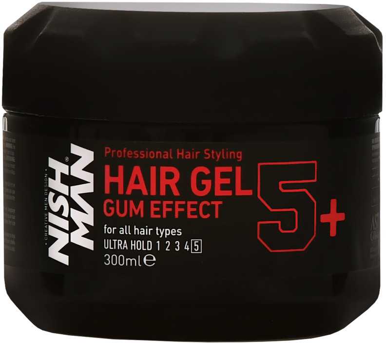 Nishman Ultra Hold Hair Gel Gum Effect plaukų formavimo gelis, 300 ml