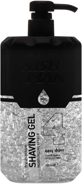Nishman skutimosi gelis 4 Fresh Active Easy Shave 1000ml