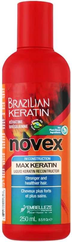 NOVEX Brazilian Keratin, Hydrolyzed Liquid Keratin Reconstructor, 250ml