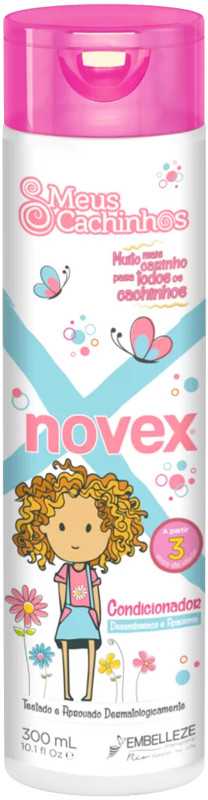 Novex My Little Garbanotiems plaukams drėkinantis kondicionierius garbanotiems vaikų plaukams, 300 ml