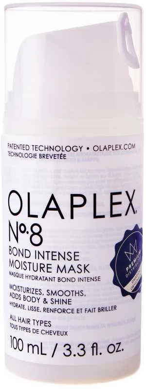 Intensyviai drėkinanti, atkuriamoji plaukų kaukė Olaplex No. 8 Moisture Mask 100ml