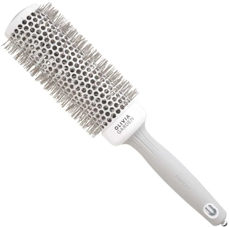Plaukų šepetys džiovinimui Olivia Garden Expert Blowout Speed Wavy Bristles Baltas&Pilkas 45 mm