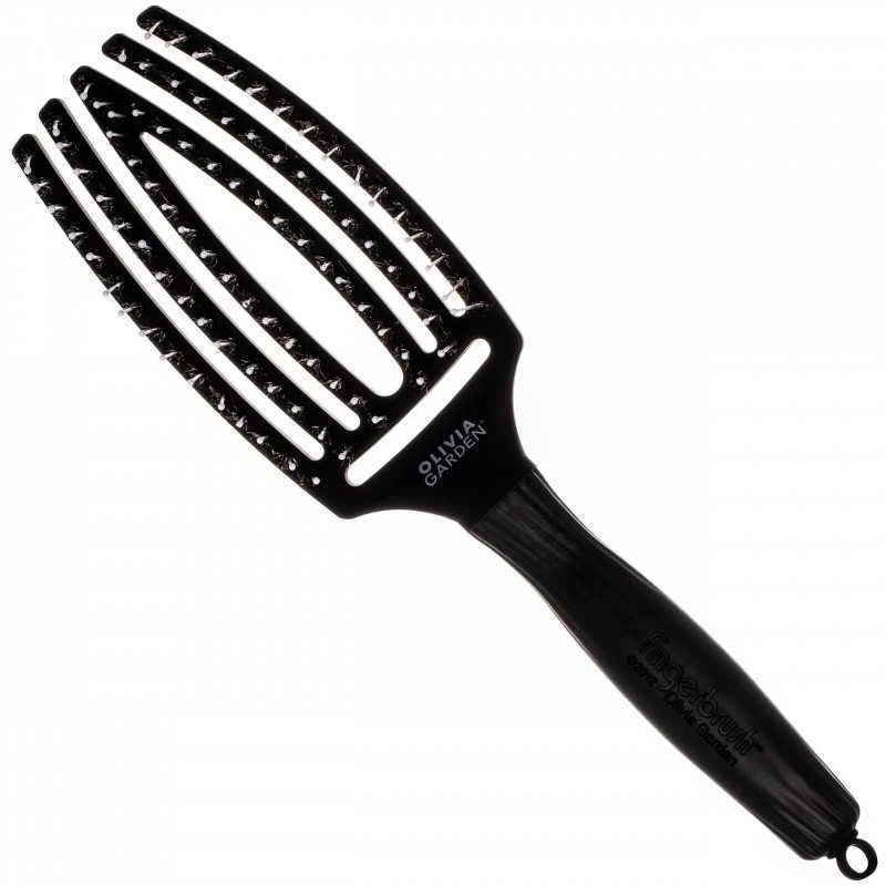 Plaukų šepetys džiovinimui Olivia Garden Fingerbrush Pastel Rožinė Medium