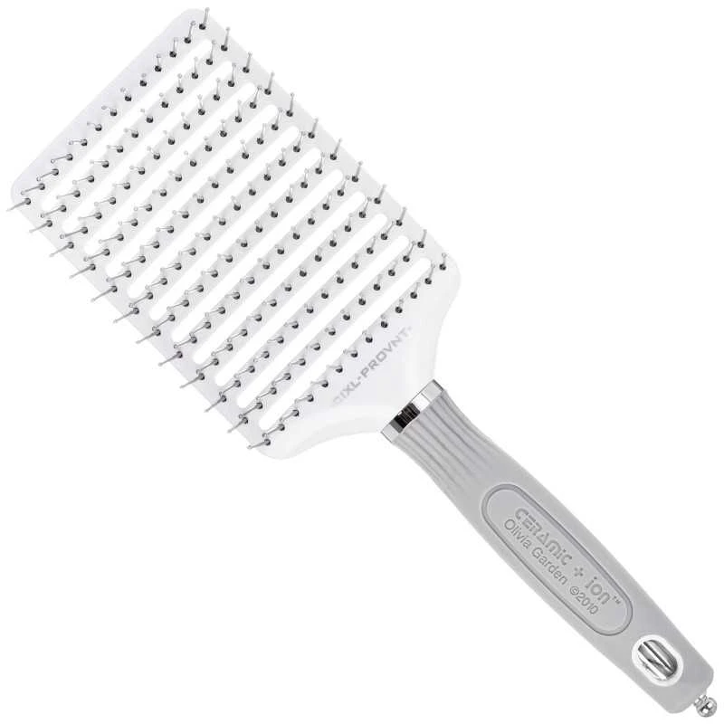 Olivia Garden Ceramic + Ion XL Pro Vent Paddle plaukų šepetys