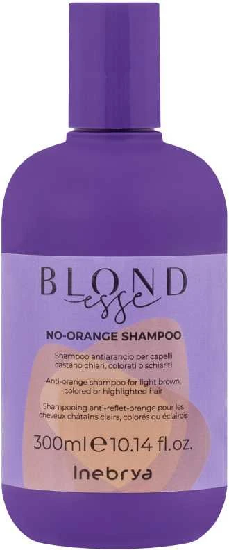 Inebrya BLONDesse No-Oranžinis Šampūnas oranžinius tonus neutralizuojantis plaukų šampūnas, 300 ml