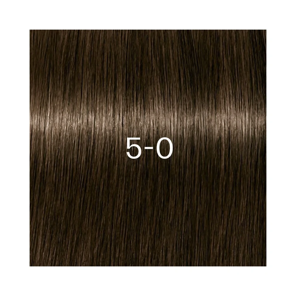 Schwarzkopf Igora Vibrance 5-0 atspalvio pavyzdys