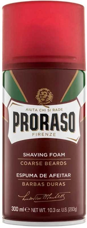 Proraso Red Line Shaving Foam Odą minkštinančios skutimosi putos, 300 ml