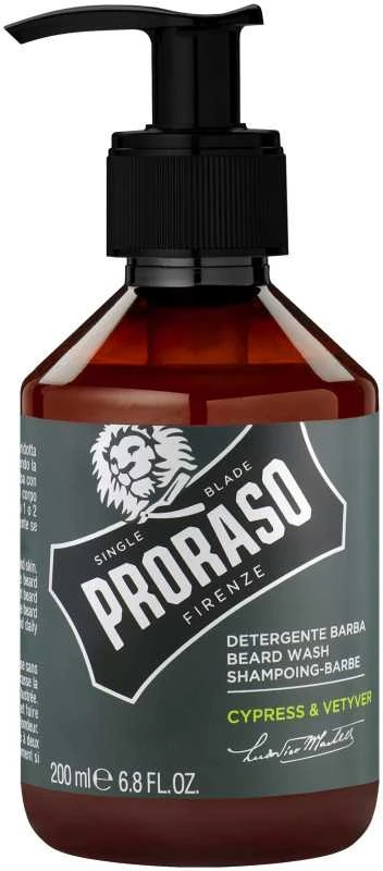 Proraso Cypress & Vetyver Barzdos šampūnas, 200 ml