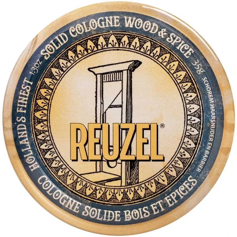 Vaško pagrindo kvepalai - balzamas Reuzel Wood & Spice Solid Cologne Balm, 35g