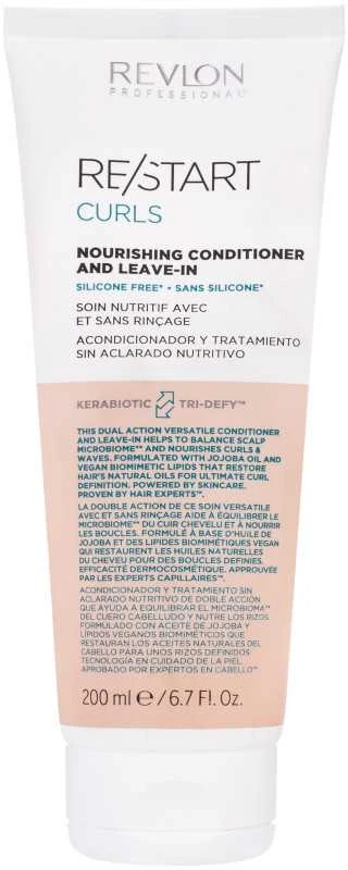 "Revlon Re-Start Curls" maitinamasis kondicionierius garbanotiem plaukam 200 ml