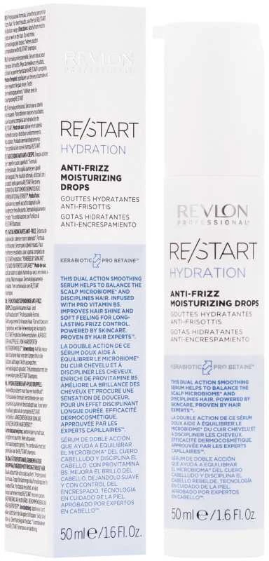 "Revlon Re-Start Hydration" serumas linkusiems šiauštis plaukams 50ml
