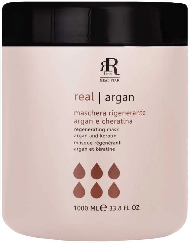 RR LINE ARGAN STAR plaukų kaukė, 1000 ml