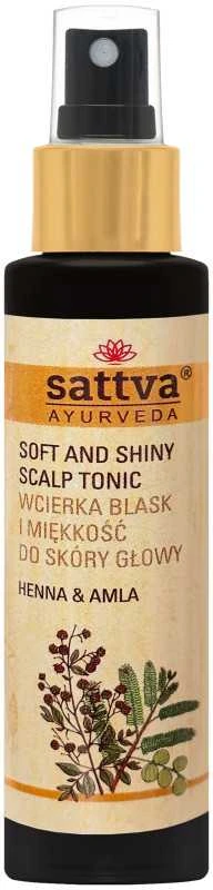 Plaukų ir galvos odos tonikas Henna - Amla, Sattva Ayurveda, 100ml