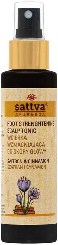 Plaukų ir galvos odos tonikas Cinamonas - Šafranas, Sattva Ayurveda, 100ml
