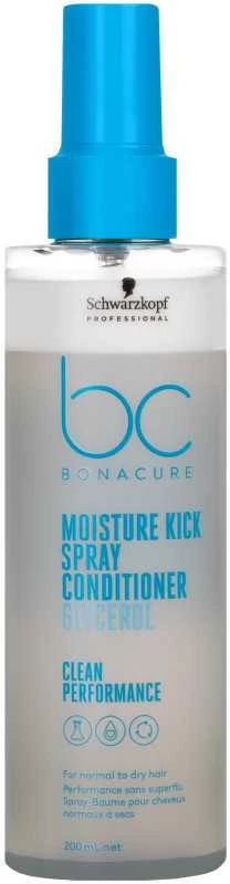 Drėkinamasis purškiklis Schwarzkopf Professional Bonacure Moisture Kick Purškiklis Conditioner Glycerol 200ml