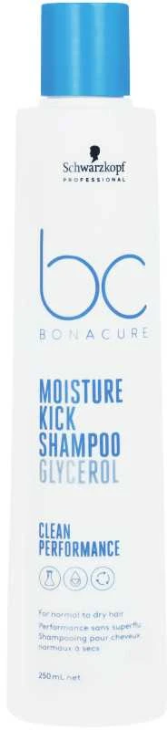 Drėkinamasis plaukų šampūnas Schwarzkopf Professional Bonacure Moisture Kick Šampūnas Glycerol 250ml