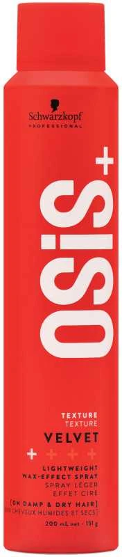 Vaško efektą suteikiantis plaukų purškiklis Schwarzkopf Professional OSIS+ Velvet (1) 200 ml