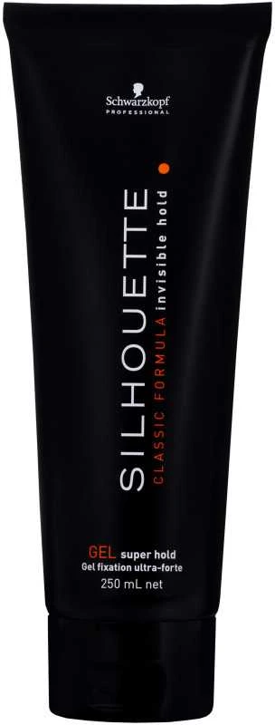 Labai stiprios fiksacijos plaukų želė Schwarzkopf Silhouette Gel Super Hold 250 ml