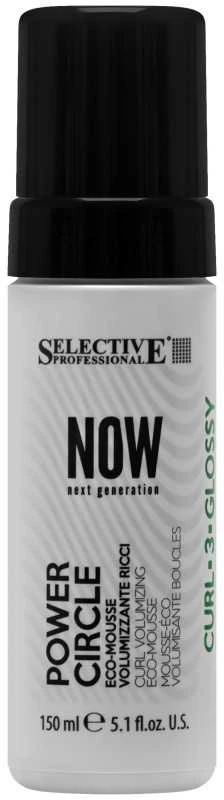 Selective Professional New POWER CIRCLE Eco mousse Putos “judrioms” garbanoms, 150 ml