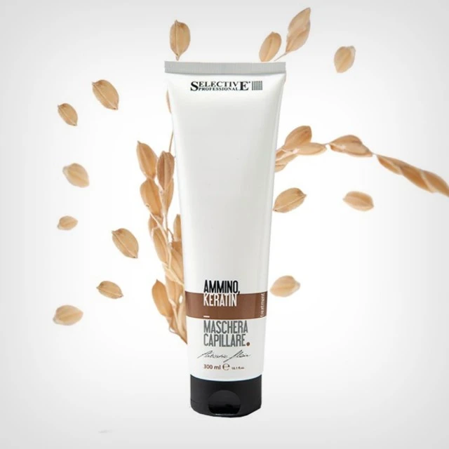 Selective Professional AMINO KERATIN Atstatanti plaukų kaukė stipriai pažeistiems plaukams, 300 ml
