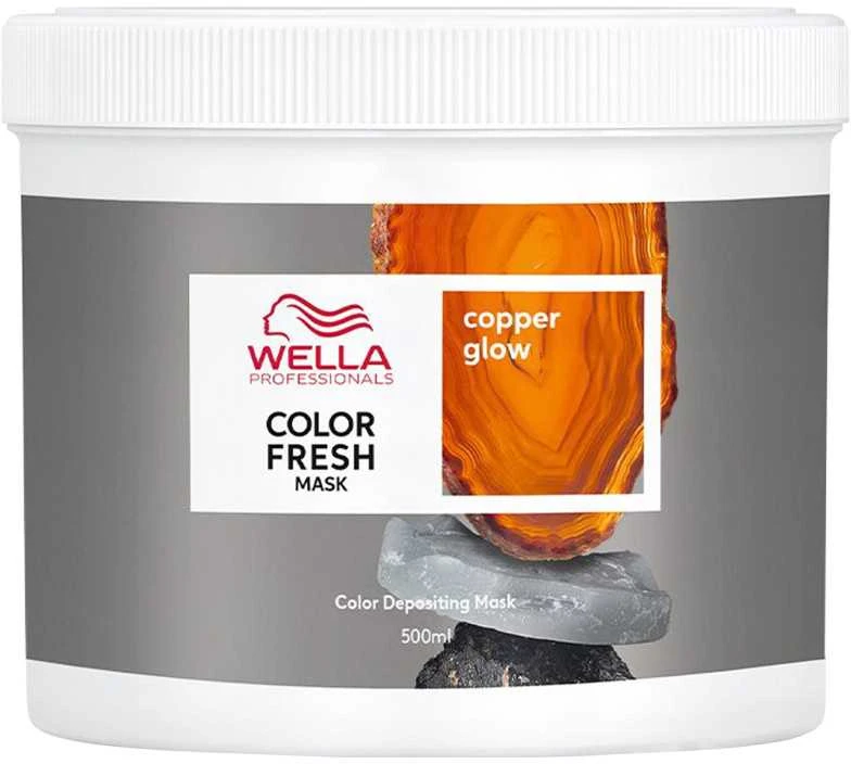 Kaukė plaukams suteikianti atspalvį Wella Color Fresh Mask Copper Glow 500 ml