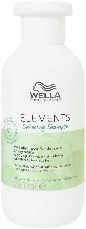 Raminamasis plaukų šampūnas Wella Professionals Elements Calming Šampūnas 250ml