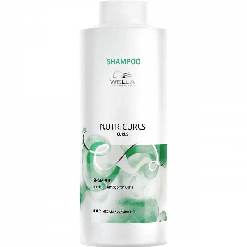 Micelinis šampūnas garbanotiems plaukams Wella Nutricurls Micellar Šampūnas 1000ml