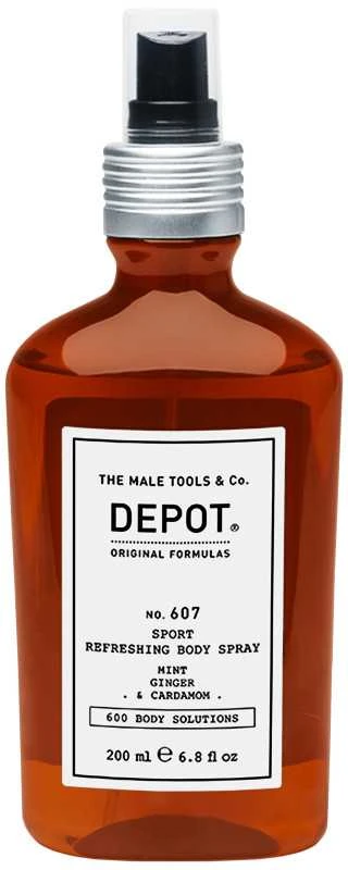 Depot No. 607 Sport gaivinantis kūno purškiklis, 200 ml