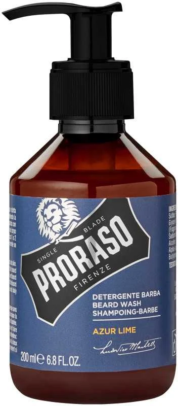 Proraso Barzdos šampūnas Azur & Lime, 200 ml