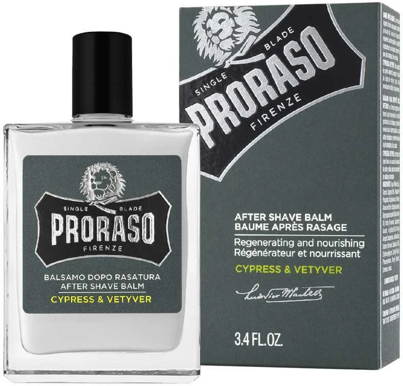 Proraso After Shave Balm Cypress & Vetyver Balzamas po skutimosi, 100 ml
