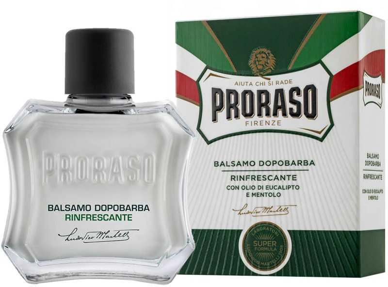 Proraso Žalias Line After Shave Balm Gaivinantis balzamas po skutimosi, 100 ml