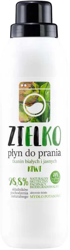 Zielko Skalbimo skystis baltiems ir šviesiems audiniams, kivi, 1 l