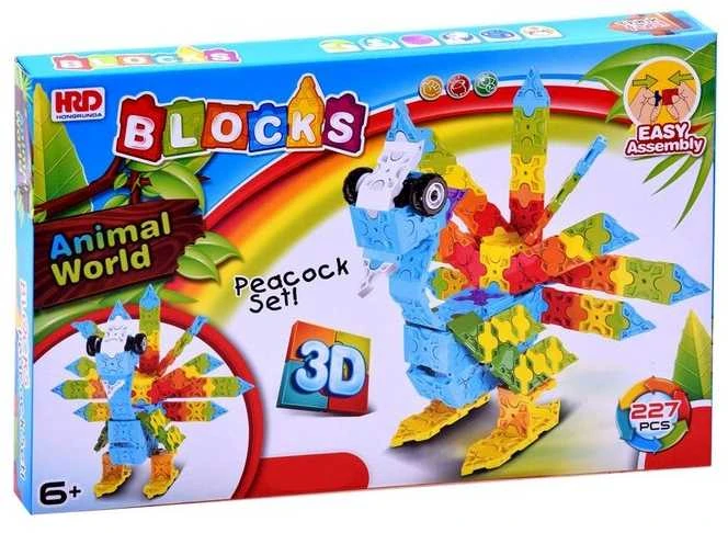3D blokelių rinkinys, 227 el.