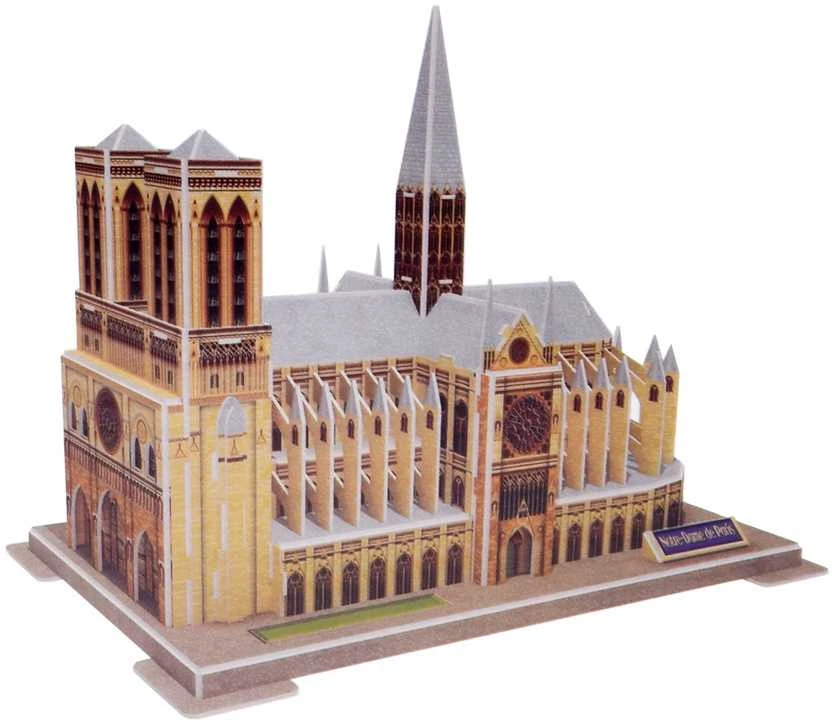 3D dėlionė Notre-Dame Cathedral, 77 d.