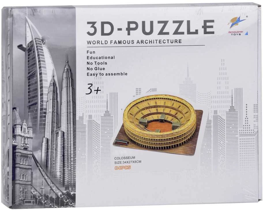 3D dėlionė Roman Colosseum, 84 d.
