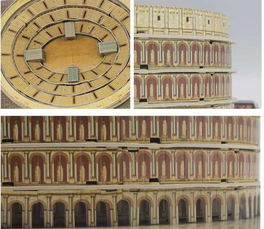 3D dėlionė Roman Colosseum, 84 d.