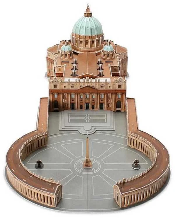 3D dėlionė St. Peter's Basilica Vatican, 68 d.