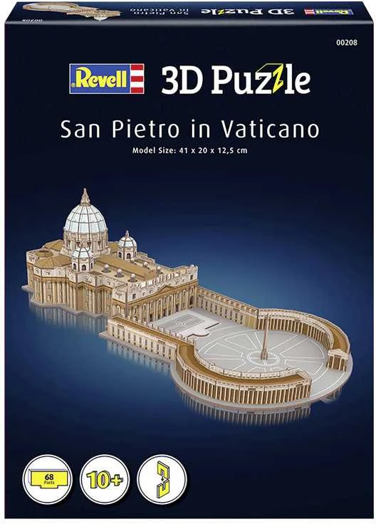 3D dėlionė St. Peter's Basilica Vatican, 68 d.