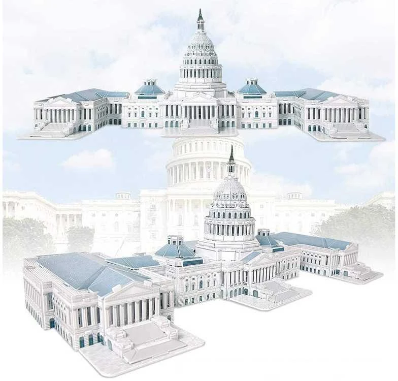 3D dėlionė "The Capitol Hill", 132 el.