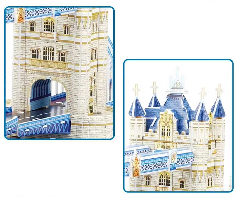 3D dėlionė Tower Bridge, 120 d.