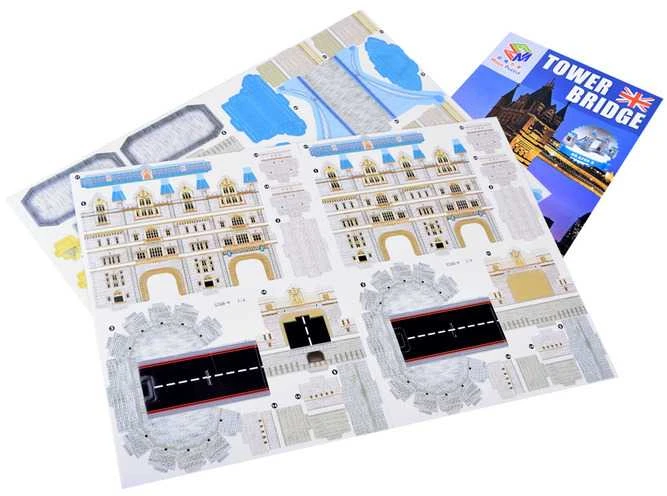 3D dėlionė Tower Bridge, 41 d.