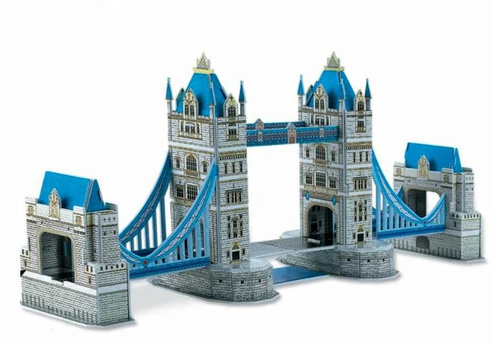 3D dėlionė Tower Bridge, 41 d.