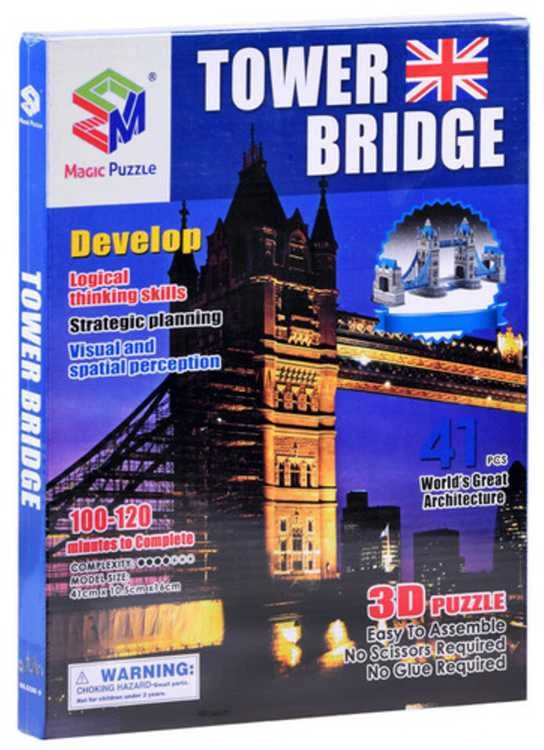 3D dėlionė Tower Bridge, 41 d.