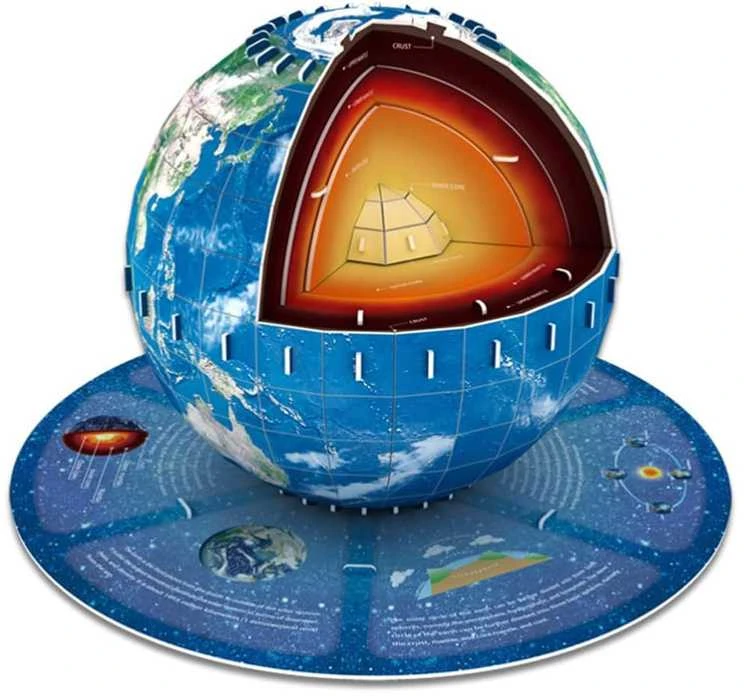 3D dėlionė Žemės planeta, 50 d.