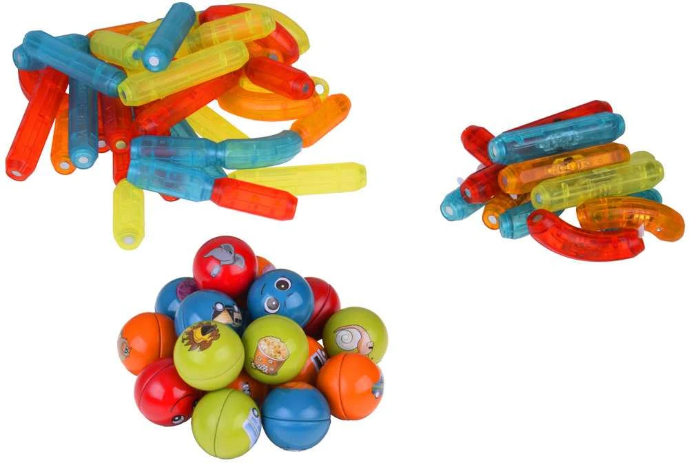 3D magnetinių kaladėlių rinkinys, 76 vnt.