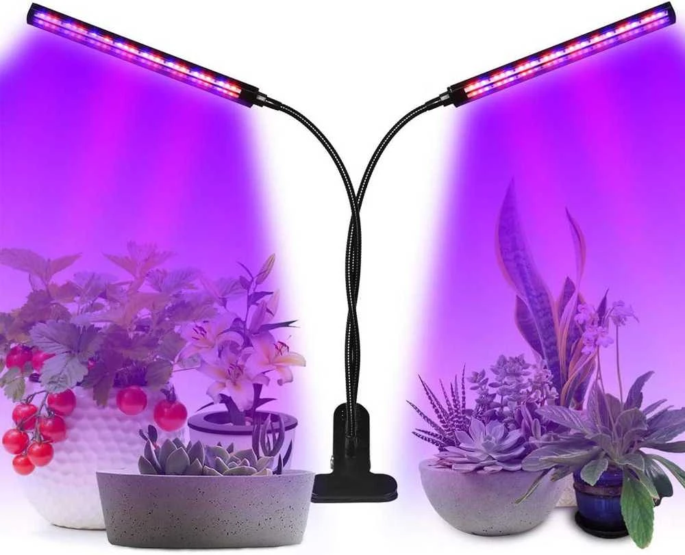 40 LED lempa augalų augimui su laikmačiu